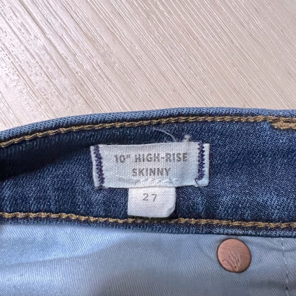Madewell 10” Rise Skinny Jeans - Picture 4 of 4